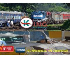 Book Perfect and World Class Train Ambulance from Ranchi to Mumbai by King