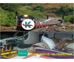 Get Top-Tier and Cost Effective Train Ambulance from Ranchi to Bangalore by King