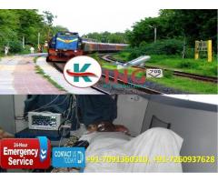 Avail 24*7 hours Emergency Train Ambulance from Ranchi to Chennai by King